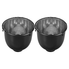 2Pcs Durable Aluminum Reptile Heat Lamp Cage Anti Scald Cover