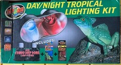 Zoo Med Tropical UVB & Heat Lighting Kit Brand New W/ Bulbs