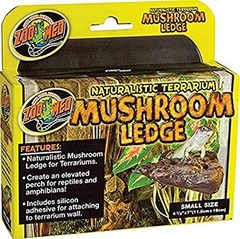 Zoo Med Naturalistic Terrarium Mushroom Ledge Small, 4.5″ x 7″ – 2 Pack