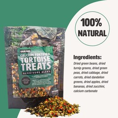 Fluker’s Grub Bag Calcium Fortified Tortoise Treats, All 4 Ounce (Pack of 1)