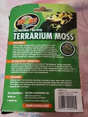 Zoo Med All Natural Terrarium Moss Size M For A 10 Gallon Terrarium In Box