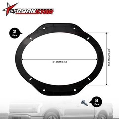 RYANSTAR RACING 2PCS 6″ x 9″ Car Speaker Plates Compatible with Ford F150 201…