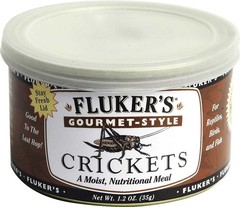 Fluker’s Gourmet-Style Canned Crickets Reptile Wet Food 1ea/1.2 oz