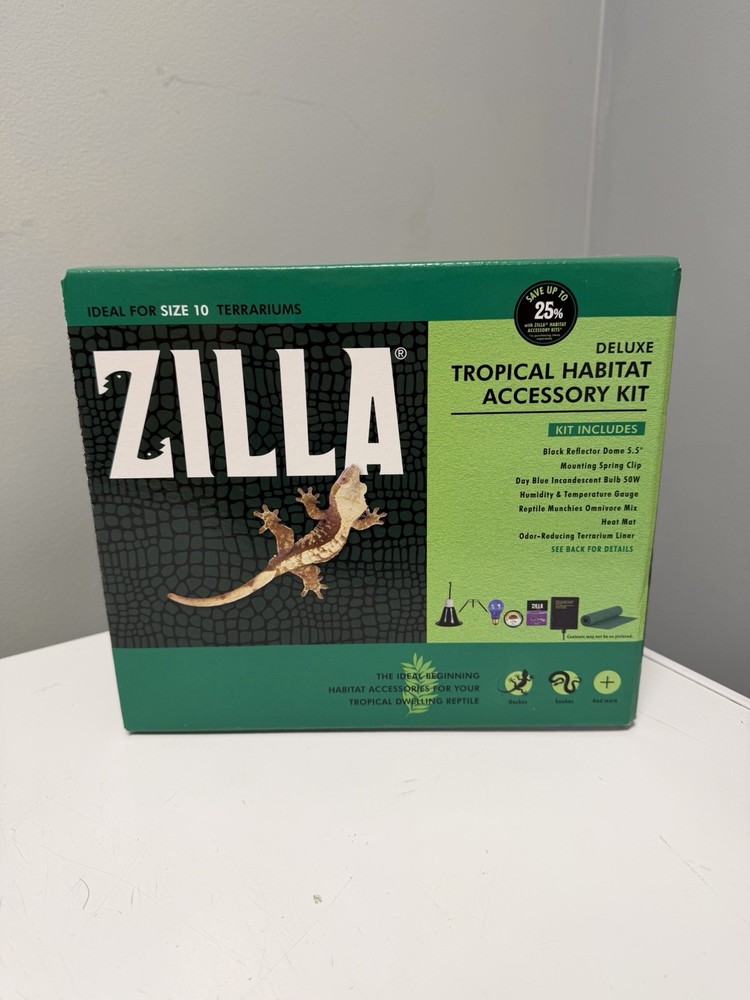 Zilla Reptile Tropical Habitat Accessory Kit