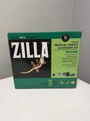 Zilla Reptile Tropical Habitat Accessory Kit