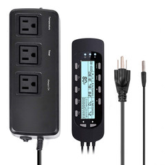 Reptile Thermostat Digital Outlet Temperature Timer Troptical or Desert Mode wit