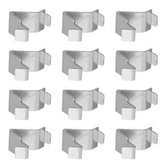 50 Pcs Metal Shelf Clips Cabinet Buckle Bookshelf Shelving Clamps