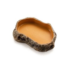 Simulation Rock Basin Escape Proof Bowl Lizards Drinking Feeding Bowl