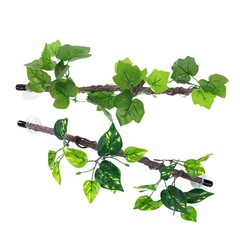 2 Pcs Snake Habitat Artificial Vine Reptile Hide Climbing Branch Gecko Jungle