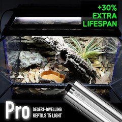 10.0 UVB Reptile Light Fixture Kit – 12″ Fluorescent Lamp for Bearded Dragons, T