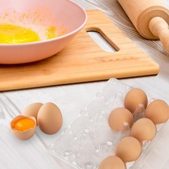 Egg Cartons 100 Packs, Plastic 3×4 Grids, Clear Egg Cartons Cheap Bulk for 12…