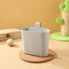 NOLITOY Cat Litter Scoop Holder Compact Plastic Stand Light Grey Organizer Ca…