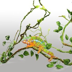 Artificial Reptile Plants with Suction Cups – Lush Vines for Terrarium Style