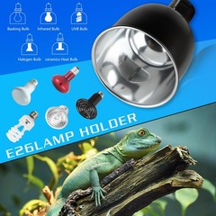Reptile Light Fixture 5.5 Inch Optical Reflection Deep Dome Heat Basking