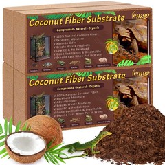 Legigo 4 Pack Compressed Coconut Fiber Substrate – 100% Organic 4