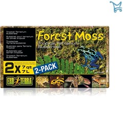 Reptile Terrarium Moss 7 Quarts 2-Pack Self Watering Humidity Substrate