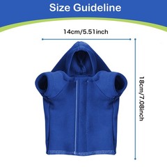 Lizard Clothes,Handmade Soft Reptile Coat, For Bearded Dragon Reptile Pets ﻿