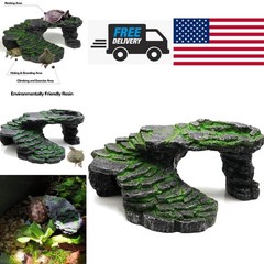 Realistic Climbing Ramp for Turtle Habitat Suitable for Aquatic and Terrestrial