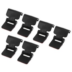 6PCS Black Fish Clips Terrarium Clips Non- Locking Screen Clip