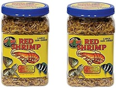 Large Sun-Dried Red Shrimp 20oz (2 Pack) – High Protein Treat for Fish & Reptile