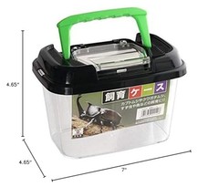 Critter Keeper with Handle, Easy to Observe, Terrarium for Bugs, Fish, Clear