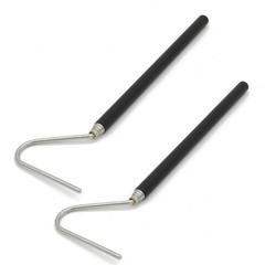 JIHAQUA Stainless Steel Extensible Snake Hook 39 inch 2pcs, Retractable Repti…