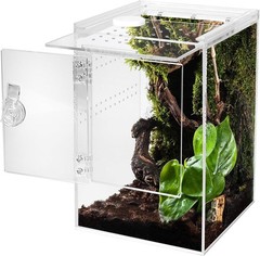 Tall Jumping Spider Enclosure with Cross Ventilation
