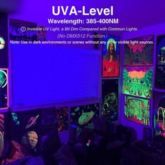 Onforu 2 Pack 38W LED Black Lights, Blacklight 2 Count (Pack of 1),