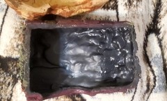 2 large Reptile Hide Aways. one rock, one log
