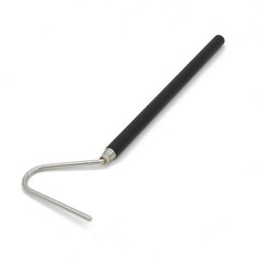 JIHAQUA 39 inch Retractable Snake Hook Stainless Steel Reptile Handling Tool