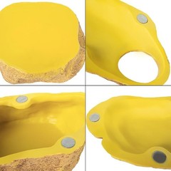 Natural Hide Reptiles Durable Resin Habitat Safe Hiding Space Snakes Lizards New