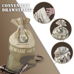 IC ICLOVER Snake Reptile Bag with Drawstring, 20 x 28 Inch Heavy Duty Large S…