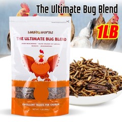 1LB The Ultimate Bug Blend Treat for Birds, Chicken, Reptiles, Ducks, Hedgehogs