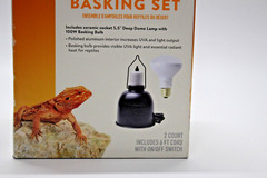 Reptile Pet Desert Basking Dome and Bulb Set Thrive A World of Wonder 100 Watt