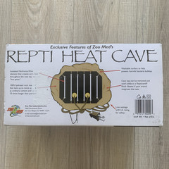 Zoo Med RH-8 Repti Heat Cave Gray Natural Looking Heated Shelter Reptile