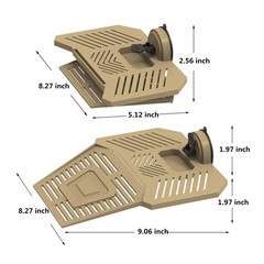 Large Brown Removable Floating Dock Tortoise Climbing Basking Platform