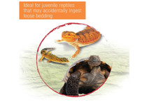 Reptile Bedding Terrarium Liner Substrate Brown Safe No Odor Absorbent 40/50 Gal