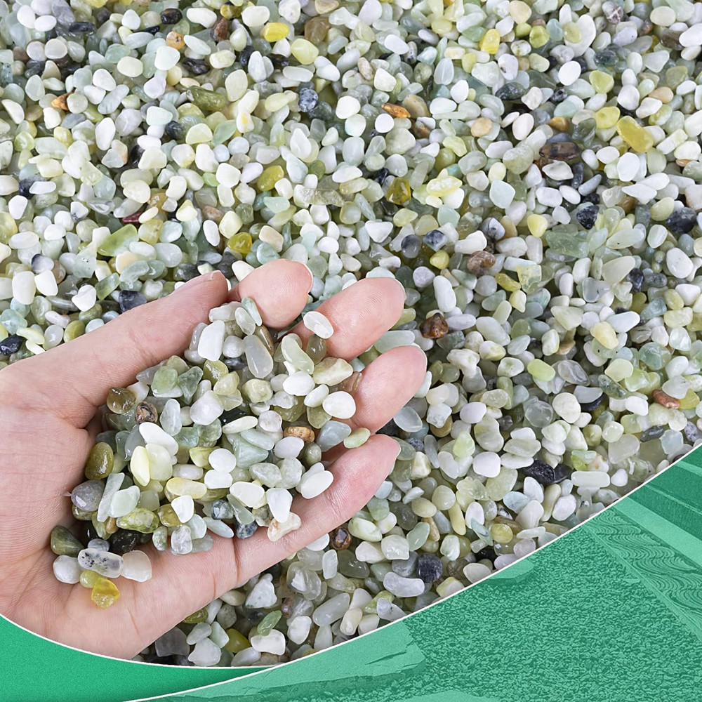 Succulent Rocks for Plants Tiny Pebbles for Planters 2.8LB Pea Gravel Bulk Cours