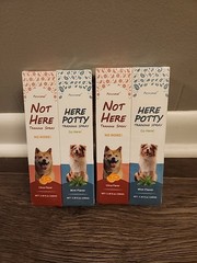 (2) Dog Not Here & Here Potty Training Spray Kit, Puppy Essentials. Pee Here