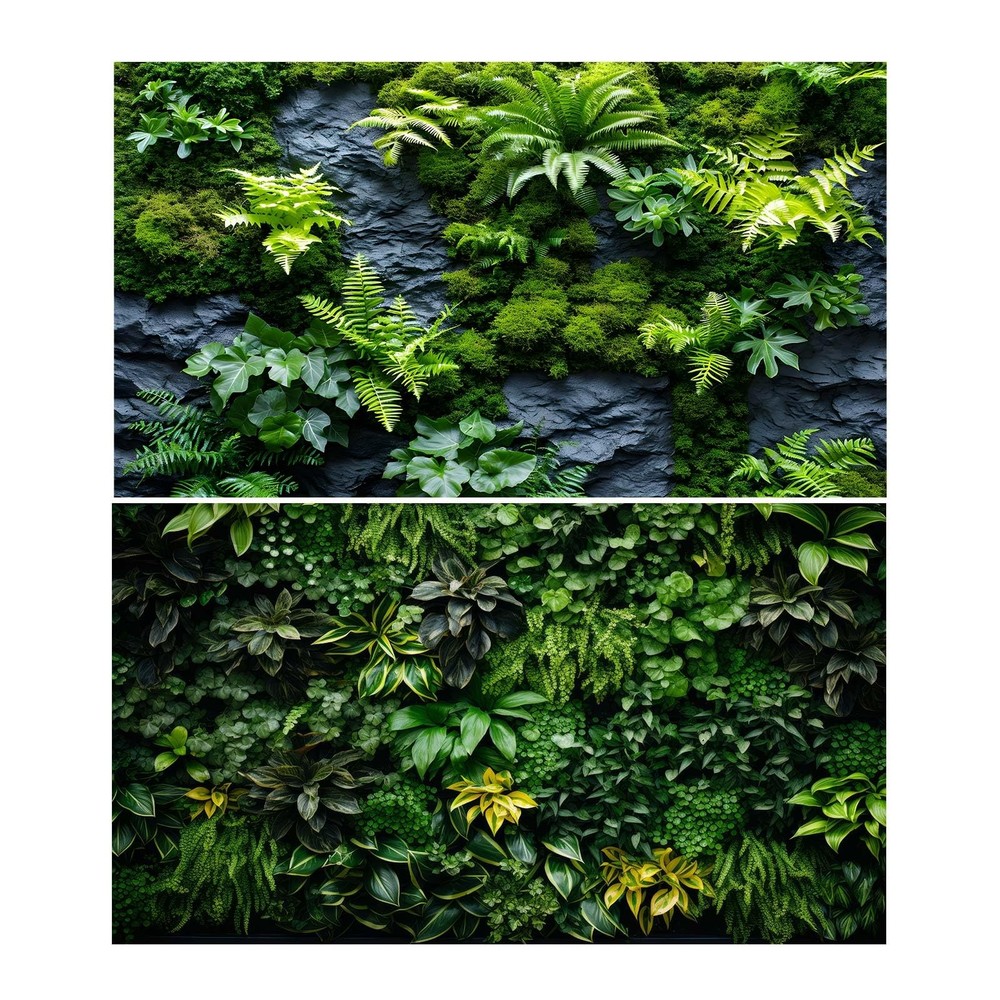 OHIOCATII 60x24in Green Reptile Tank Background