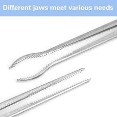 2 PCS Snake Feeding Tongs 15 Inch Extra Long Stainless Steel Reptile Feeding …