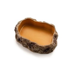 Simulation Rock Basin Escape Proof Bowl Lizards Drinking Feeding Bowl