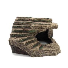 Resin Reptile Hideouts Cave Habitat Decor for Gecko Leopard Lizards Toad Turt…