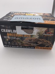 Reptile Feeding Box Plastic Snake Breeding Container Turtle Tank Open Box