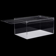 Magnetic Acrylic Large Enclosure 2.5 Gallon 12 X 8 X 6 Inch Reptile Breeding Box