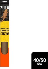 Reptile Terrarium Bedding Substrate Floor Liner, Brown, 30BR/40BR/50/65G, 17….