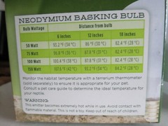 All Living Things Neodymium 75 Watt Basking Bulb & 75 Watt Infrared Spot Bulb