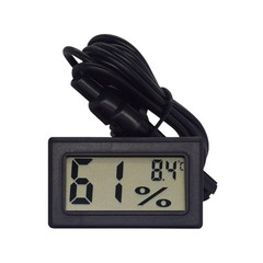 Digital LCD Indoor Reptile Temperature Sensor Humidity Meter Hygrometer Gauge