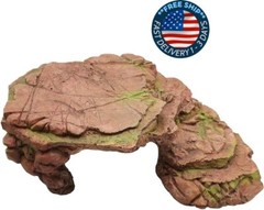 Plataforma para tortugas, rectangular, para acuario, pecera,plataforma ajustable