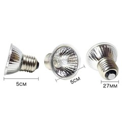 Reptile Lamp Pet Heat Lamp Bulb Turtle Basking Light Bulbs 75W UVA+UVB 3.0